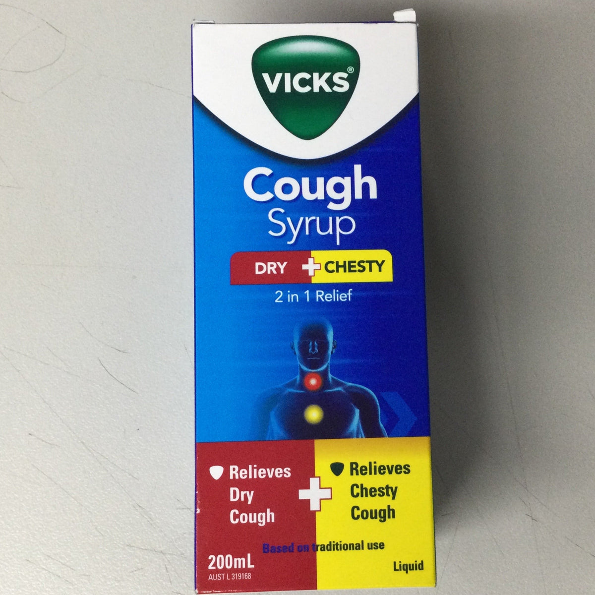 Vicks Cough Syrup Dry+Chesty 200ml Fastlink Wholesale