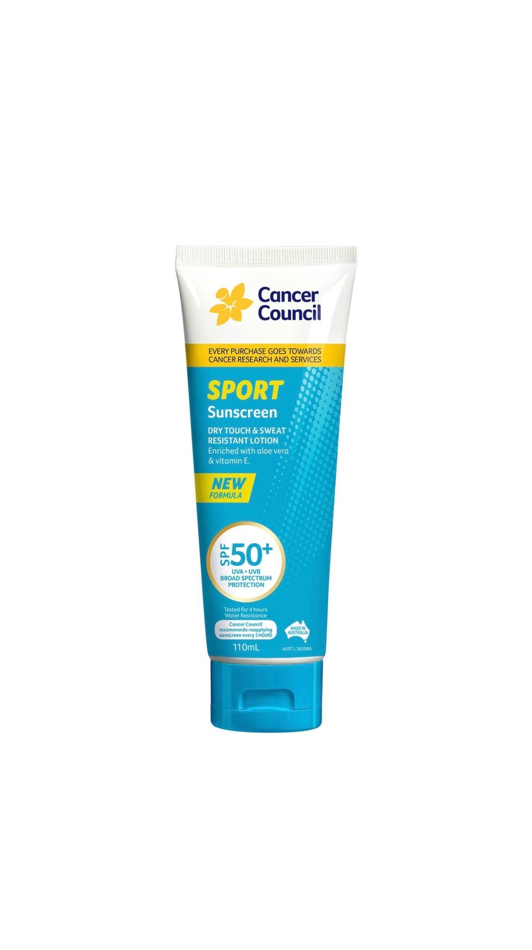 SSC - Cancer Council Sunscreen 50+SPF 110ml Sport