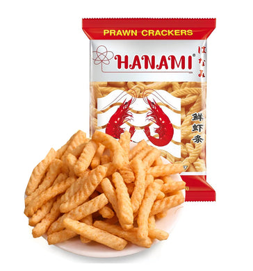 Hanami Prawns Crackers Toasted 15g 6pk