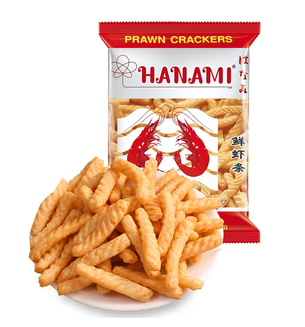 Hanami Prawns Crackers Toasted 15g 6pk