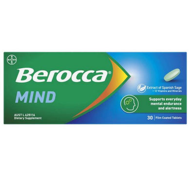 VIT - Berocca MIND 30tabs Extract of Spanish Sage