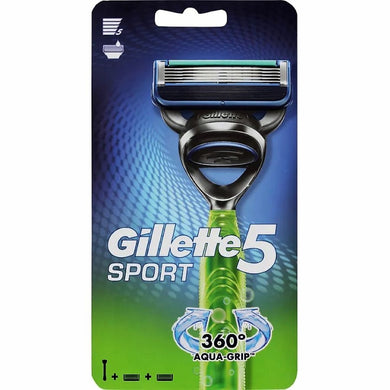 Gillette Sport5 Handle + 2 Cartridges