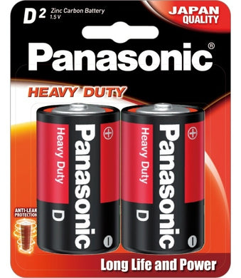 Batt - Panasonic Batteries D-2s