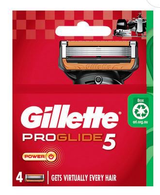 ShBl - Gillette Proglide5 Powe, 4 Cartridges