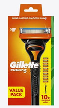 Load image into Gallery viewer, Gillette Blades Fussion5 + Handle