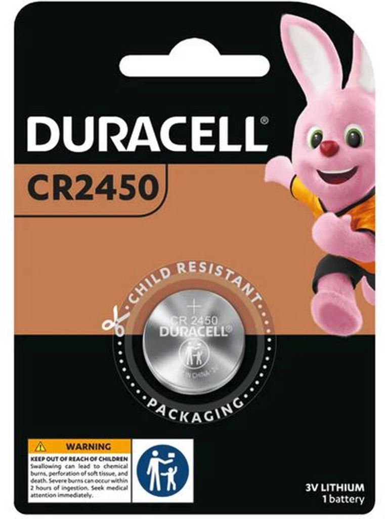 BatC - Duracell Batteries CR2450 1pc