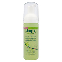 Load image into Gallery viewer, Simple Kind to Skin Vital Vitamin Foaming Cleanser 150ml