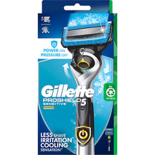 Load image into Gallery viewer, Gillette Prosheild Handle + 2 Cartidges