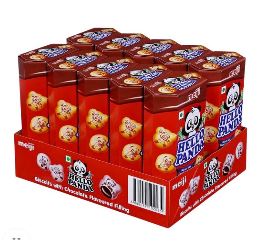 Bisc - Meiji Hello Panda Choco Buscuits Tray of 10x50g packs
