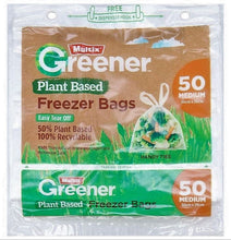 Load image into Gallery viewer, Freezer Bags Medium 30*26cm Greener 50pck