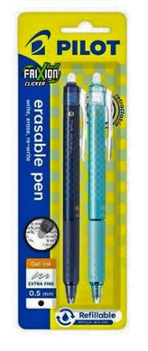 PenE - Erasable Pens 2ck Blk/Blu