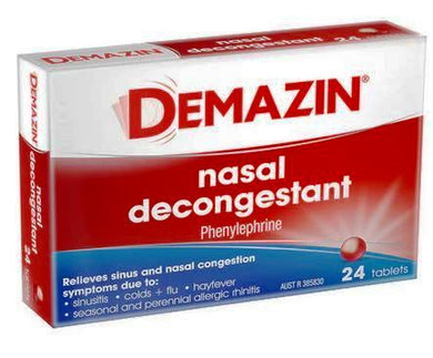 MedT - Demazin Decongestant 24 Tablets