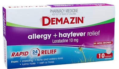 MedT - Demazin Hayfever Allergy Relief 10Tabs