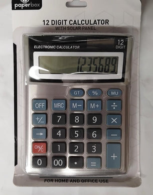 Calculator 12 Digit with Solar Panel