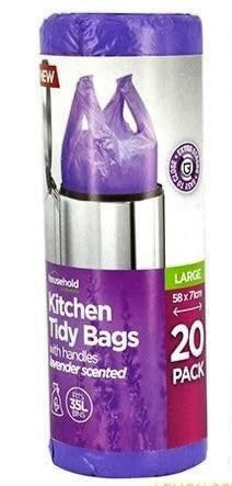 Garbage Bags Large KT 27Lt 58*71cm 20pck Scented