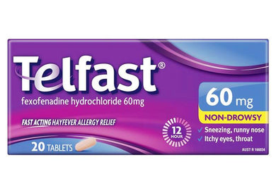 MedT - Telfast 60mg 20 tab blue