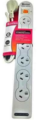 Sansai Power Board 6 outlet with Master Switch