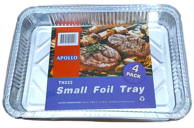 AllT - Small Foil Tray 31x21x5cm 4pck - TH522