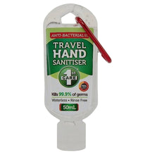 Load image into Gallery viewer, Travel Hand Sanitizer 50ml with Clip