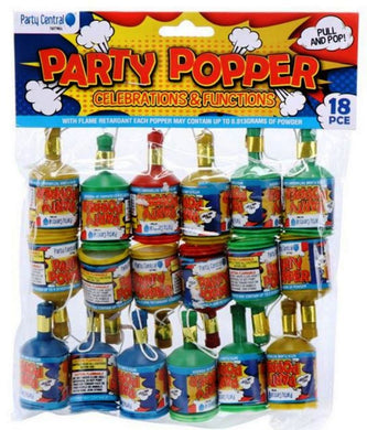 ParA - Party Poppers 18pcs