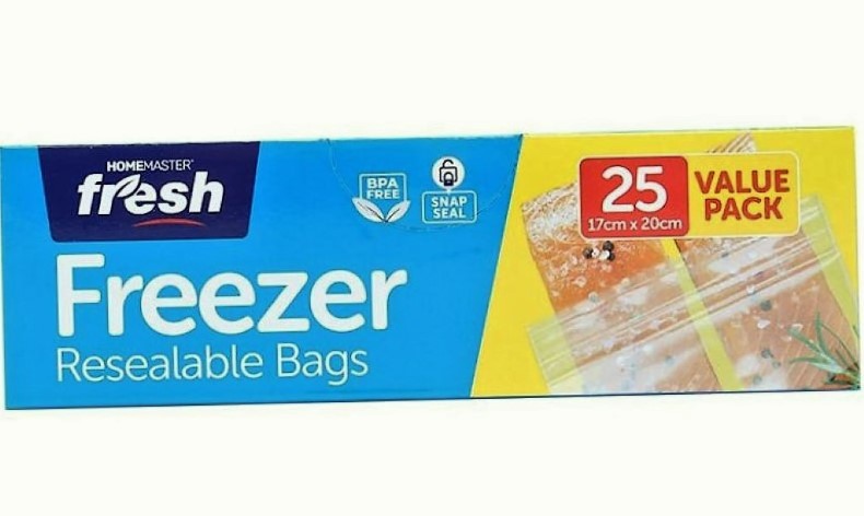 Freezer Bags Small 17x20cm 25pck