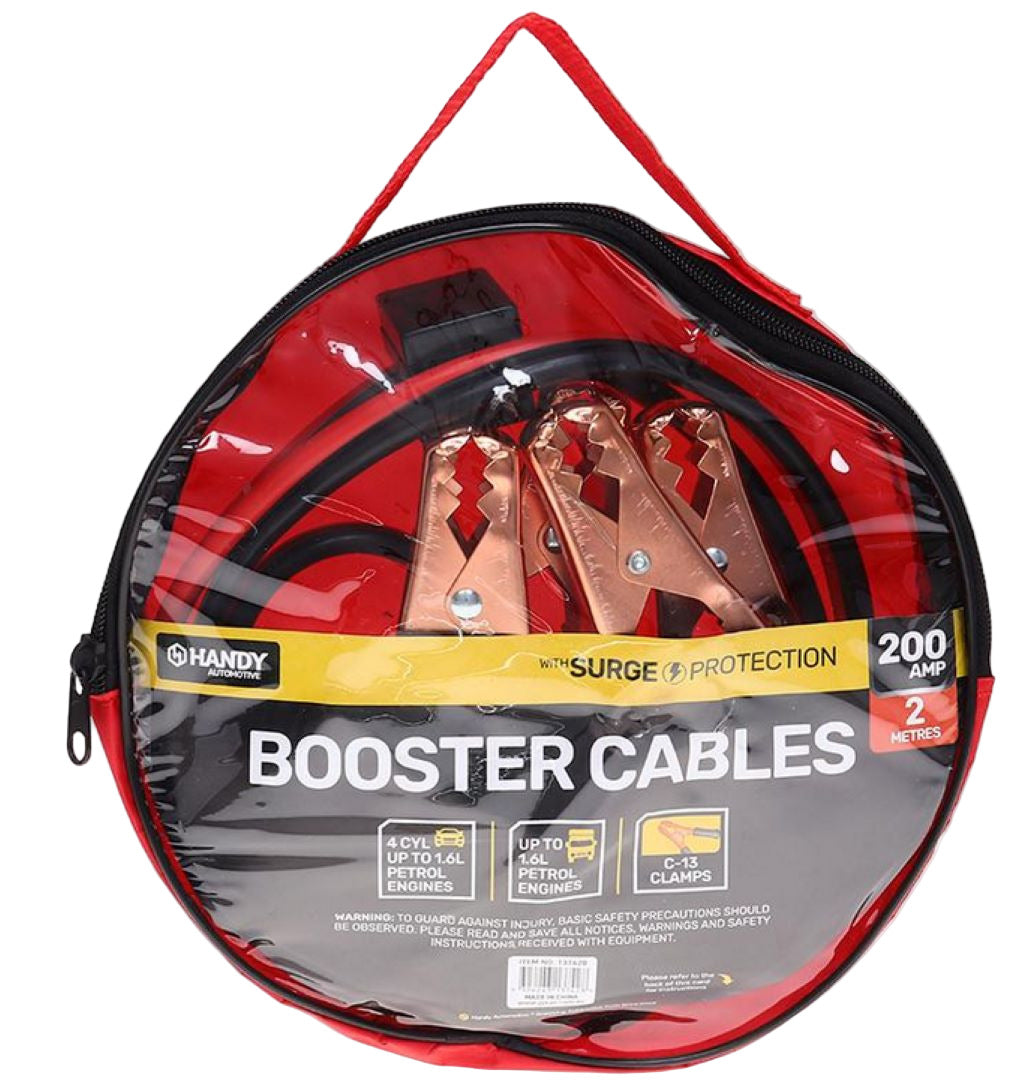 Jumper Lead Cables 200amp 2m