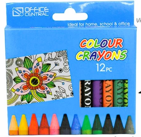 PenC - Crayons Coloured 12pck