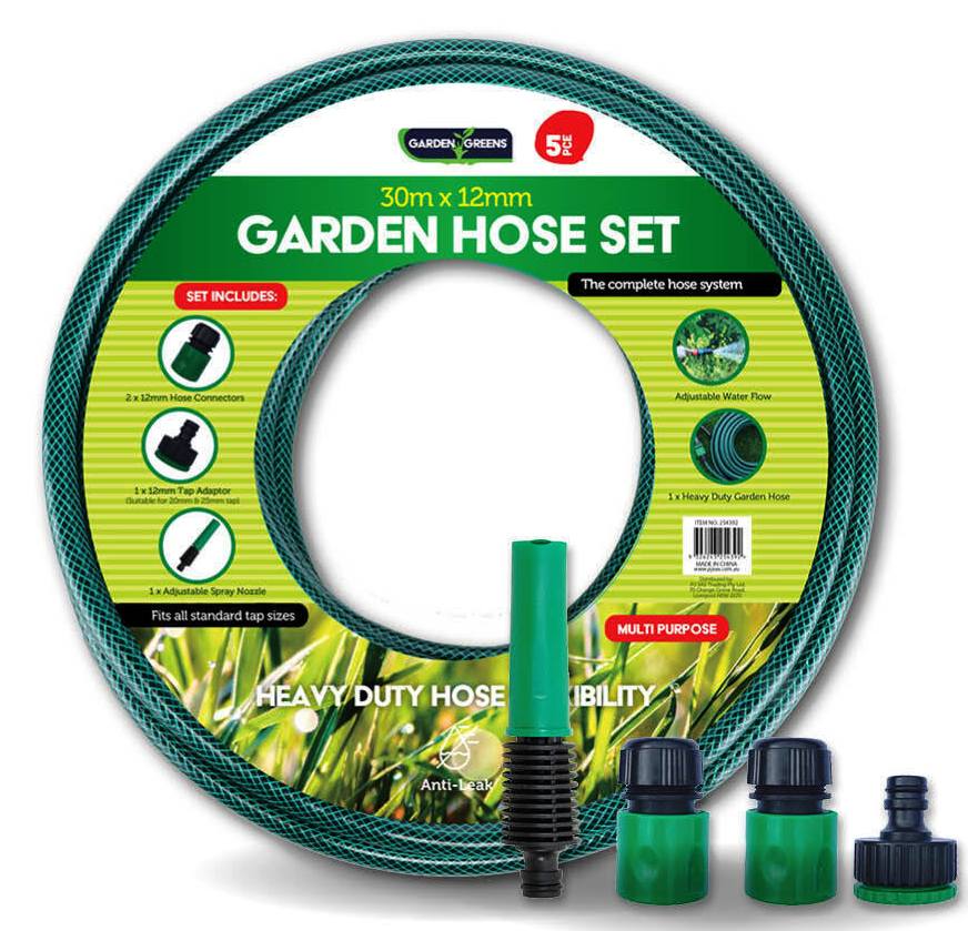 Garden Hose Set 30m x 12mm