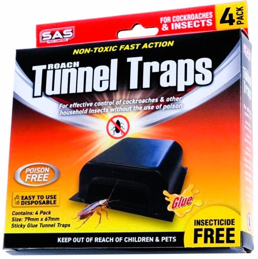 Glue Traps Cockroach & Insect 4pck