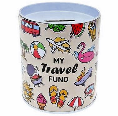 Money Tin Small 9cm Assorted Designs