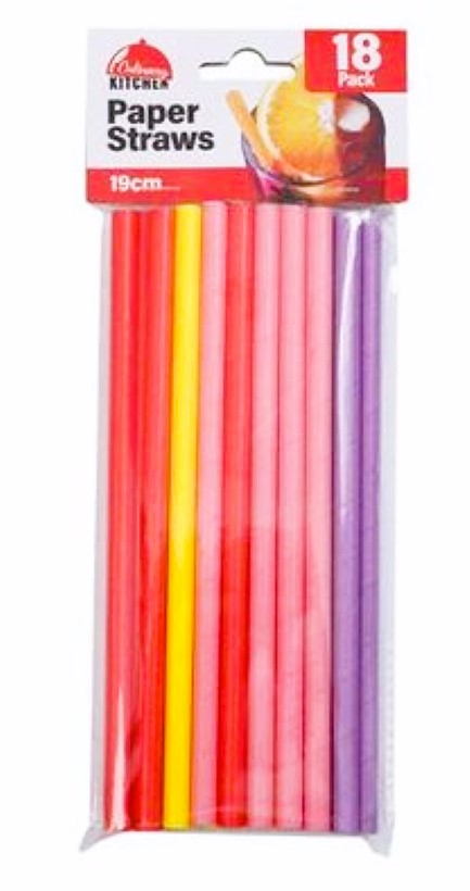 Paper Straws 18pck
