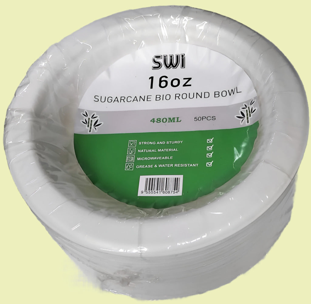 Paper Bowls Large 16oz (18cm) 50pcs