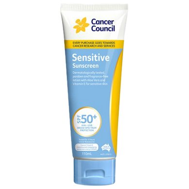 SSC - Cancer Council Sunscreen SPF50 sensitive 110ml