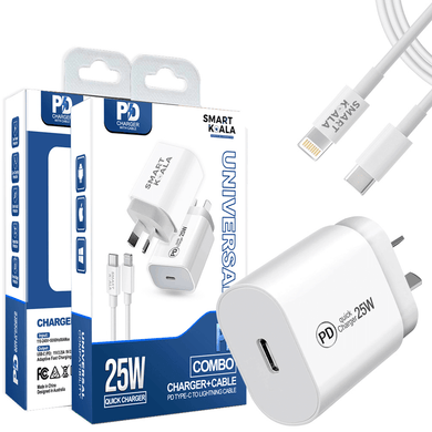 SK wall 25w charger with Lightning cable
