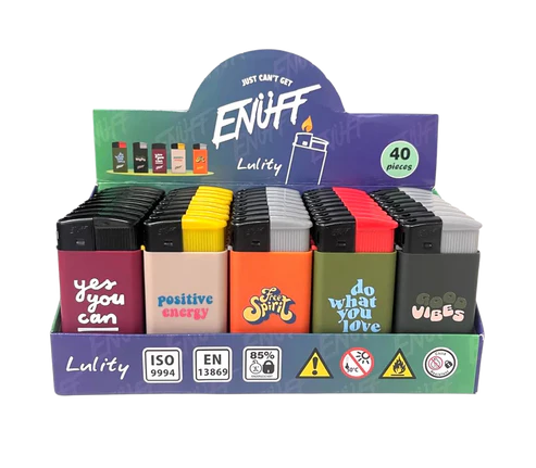 Lighter ENUFF Lighters Lulity Design 40pc