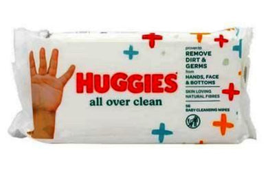 BabW - Huggies Baby Wipes ALL OVER CLEAN