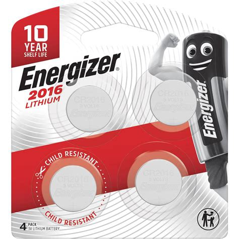 Batt - Energizer Batteries 2016 4pk