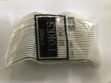 Cutl- Plastic reusable Forks 50pcs