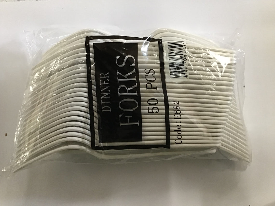 Cutl- Plastic reusable Forks 50pcs