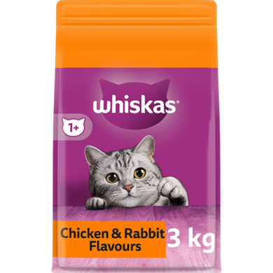 Whiskas 800g Dry Cat Food Chicken&Rabbit