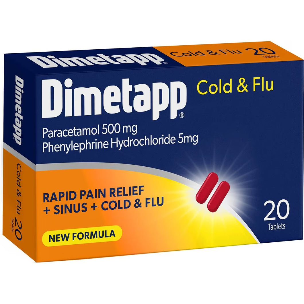 MedT - Dimetapp Cold & Flu 20s  Tablets