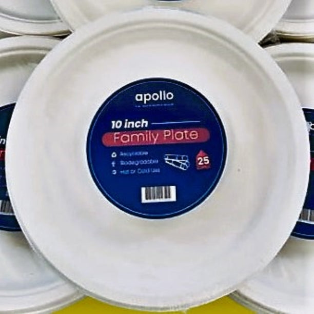 Paper Plates 23cm (10”) 25pcs