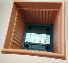 Load image into Gallery viewer, Planter Self Watering Square 27cm Twin Pack