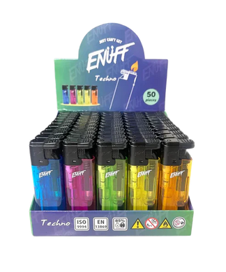 Lighter Enuff Jet Lighter Techno 50pc