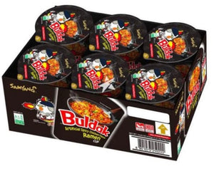 SamYang Cup BULDAK HOT CHICKEN Ramen 6 x 70g pack