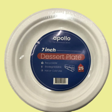 Paper Plate Desert 7 inch 25’s