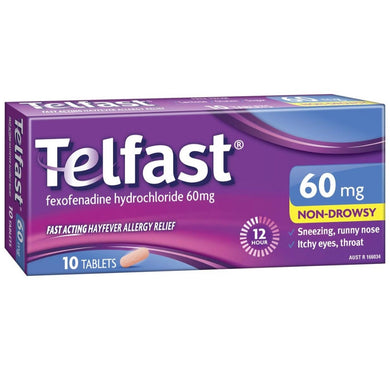 MedT - Telfast 60mg 10 tab blue