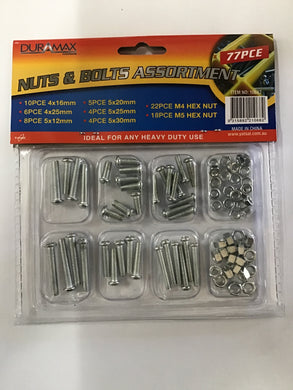 Hard- Nuts & Bolts 77pcs
