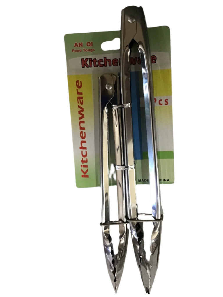 Food Tongs Metal 2pk