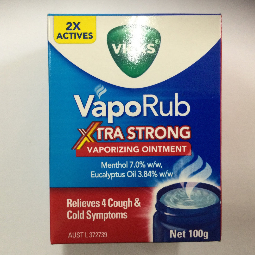 MedS - Vicks VapoRub Xtra Strong 100g